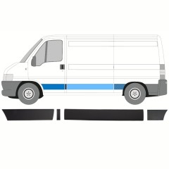 Sæt af sidelister til Peugeot Boxer 2002-2006 / Venstre / 13880