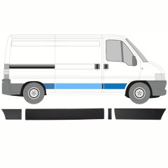 Sæt af sidelister til Peugeot Boxer 2002-2006 / Højre / 13878