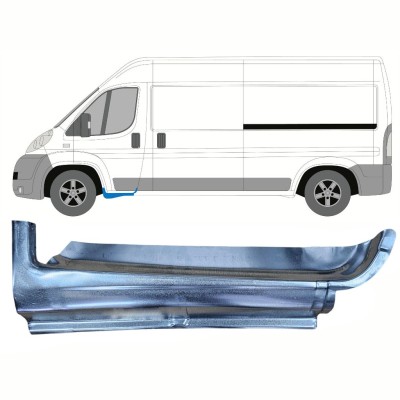 Reparationsdel til forreste dørtrin til Fiat Ducato 2006-2014 / Venstre 14791