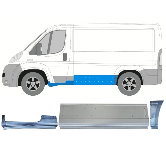 Reparationspanel sæt til Fiat Ducato 2006-2014 / Venstre / 14811 Reparationspanel sæt til Fiat Ducato 2006-2014 / Venstre / 14811