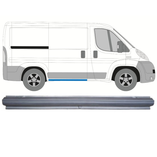 Reparationspanel dørpanel til skydedør til Fiat Ducato 2006-2014 / Højre 14734 Reparationspanel dørpanel til skydedør til Fiat Ducato 2006-2014 / Højre 14734