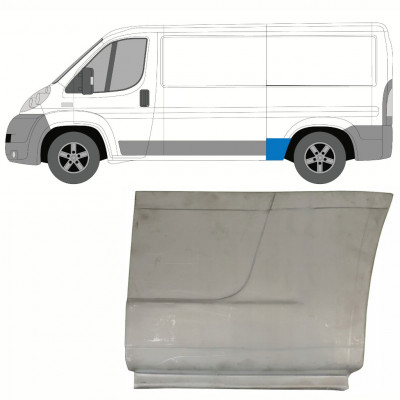 Bagskærm reparationspanel til Fiat Ducato 2006- / MWB / Venstre 8860