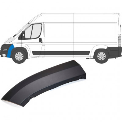 Sidetrim til forreste stødfanger til Fiat Ducato 2006- / Venstre 6539