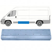 Sideplade med huller til liste til Fiat Ducato 2006-  / Venstre 11134