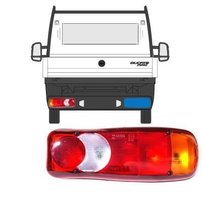 Baglygte til Fiat Ducato 2014-2018 / Højre 15337