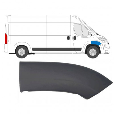 FIAT DUCATO 2014-2018 FRONT FENDER LISTER LISTER LISTER TRIM PANEL PANEL PANEL / HØJRE