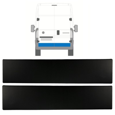 Stødliste til bildør til Fiat Ducato 2018- / Venstre+Højre / Sæt 9834