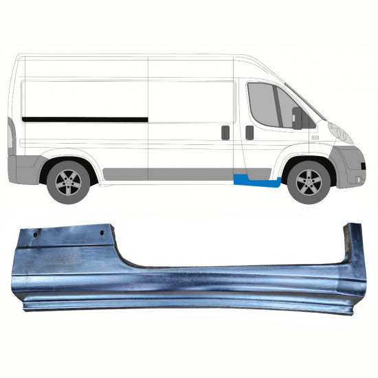 Reparationsdel til forreste dørtrin til Fiat Ducato 2006-2014 / Højre 14798 Reparationsdel til forreste dørtrin til Fiat Ducato 2006-2014 / Højre 14798