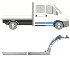 Reparationsplade til dørpanel og forskærm til Peugeot Boxer 1994-2006 / Højre / Sæt 14457