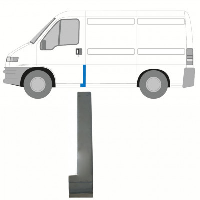 FIAT DUCATO 1994-2006 FORRESTE MIDTERSTE SØJLE MONTERINGSDELE / VENSTRE