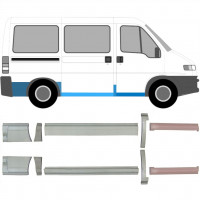 Dørpanel og bagskærm reparationspanel til Fiat Ducato Boxer Relay 1994-2006 / Sæt 5087