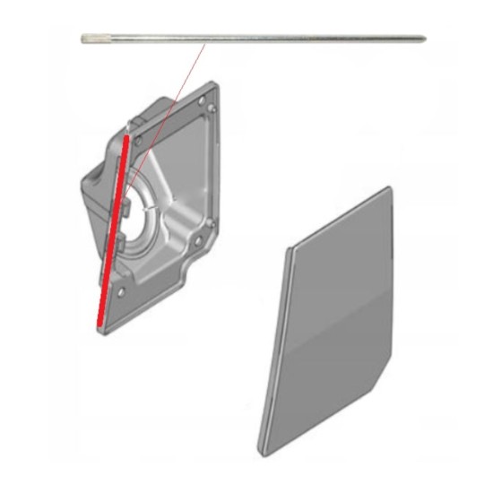 Hængselbolt til tankklap til Fiat Ducato 2006-2014 15137