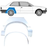 Reparationspanel til bagskærm indre + ydre til BMW 3 E30 1987-1994 / Højre / Sæt 10851