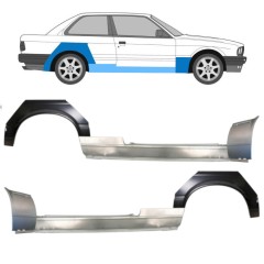 Reparationspanel til dørpanel forskærm og bagskærm til BMW 3 E30 1982-1987 / Sæt 11510