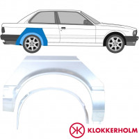 Reparationspanel til bagskærm indre + ydre til BMW 3 E30 1982-1987 / Højre / Sæt 10848