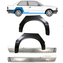 Dørpanel + reparationsplade bagskærm til BMW 3 E30 1982-1987 / Sæt 11236