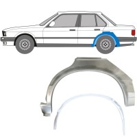 Reparationspanel til bagskærm indre + ydre til BMW 3 E30 1982-1987 / Venstre / Sæt 10858