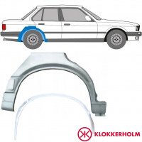 Reparationspanel til bagskærm indre + ydre til BMW 3 E30 1987-1994 / Højre / Sæt 10860