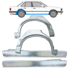 Dørpanel + reparationsplade bagskærm til BMW 3 E30 1987-1994 / Sæt 11242