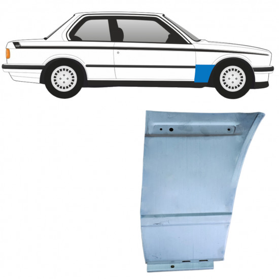 BMW 3 E30 1982-1994 REPARATIONSSÆT TIL FRONTVINGE / HØJRE