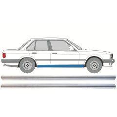 Dørpanel reparationsplade indvendig til BMW 3 E30 1982-1994 / Venstre+Højre / Sæt 15110