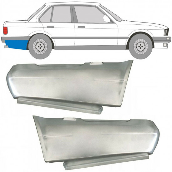 BMW 3 E30 1982-1987 2/4 DØR REPARATIONSDEL TIL BAGSKÆRM / PAIR