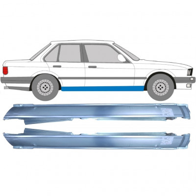 BMW 3 E30 1982-1993 4 DØR FULD REPARATIONSDEL TIL DØRPANEL / PAIR