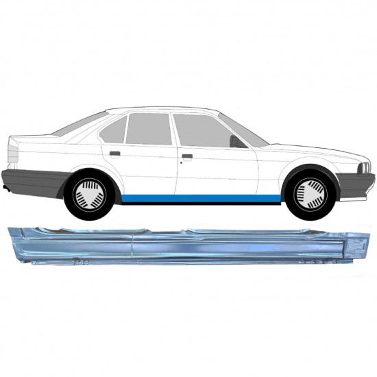 Dørpanel reparationsplade til BMW 5 E34 1987-1996 / Højre 8539