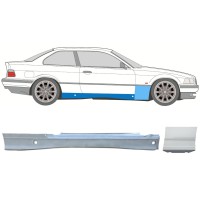 Dørpanel + reparationsplade til forskærm til BMW 3 E36 1990-2000 / Højre / COUPE / Sæt 17021