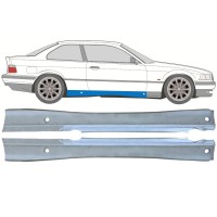 Dørpanel til BMW 3 E36 1990-2000 / Venstre+Højre / COUPE / Sæt 16067