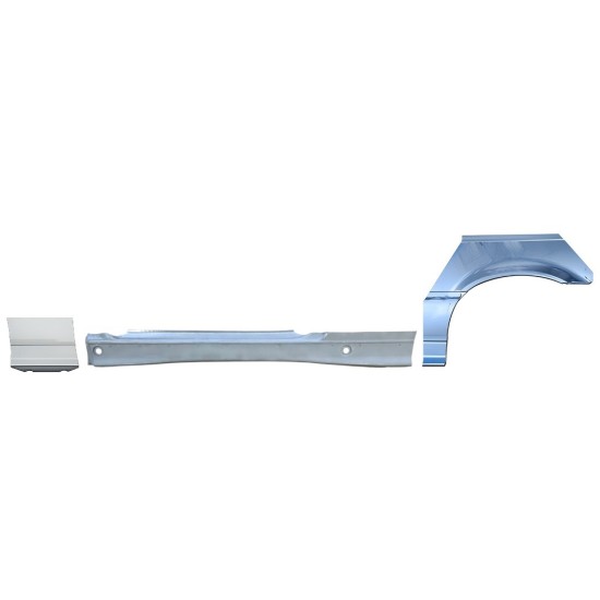 Dørpanel + reparationsplade til forskærm til BMW 3 E36 1990-2000 / Venstre / COUPE / Sæt 17026