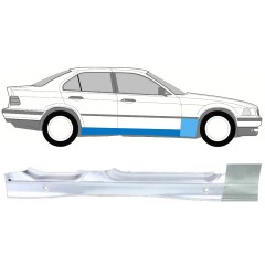 Dørpanel + reparationsplade til forskærm til BMW 3 E36 1990-2000 / Højre / Sæt 11205