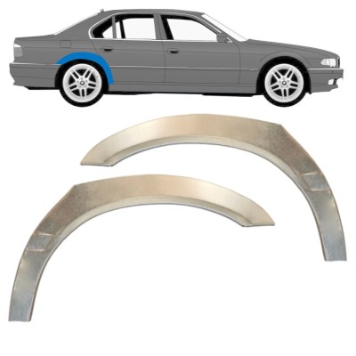 Bagskærm reparationspanel til BMW 7 E38 1994-2001 / Venstre+Højre / Sæt 14832