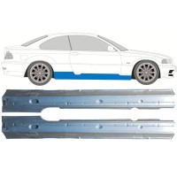 Dørpanel til BMW 3 E46 1998-2006 / Venstre+Højre / COUPE / Sæt 16814
