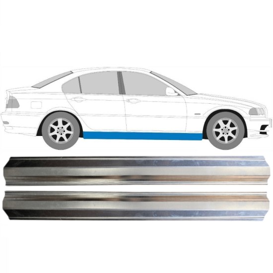 Dørpanel reparationsplade til BMW 3 E46 1998-2006 / Venstre+Højre / Sæt 14964