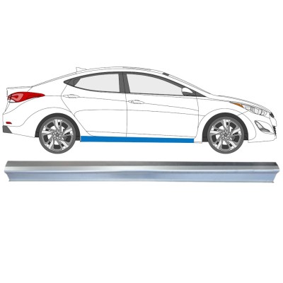 Dørpanel reparationsplade til Hyundai Elantra 2010-2015 / Højre 14933