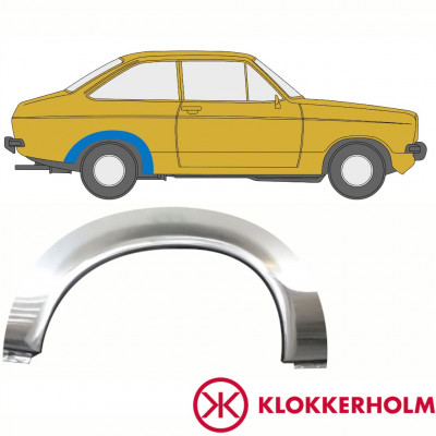 Bagskærm reparationspanel til Ford Escort 1974-1980 / Højre 10730