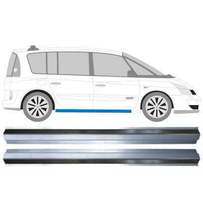 Reparationsplade til nederste del af dørpanel til Renault Espace 2002-2015 / Venstre+Højre / Sæt 14987