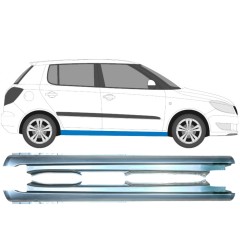 Dørpanel til Skoda Fabia II 2007-2015 / Venstre+Højre / Sæt 10695