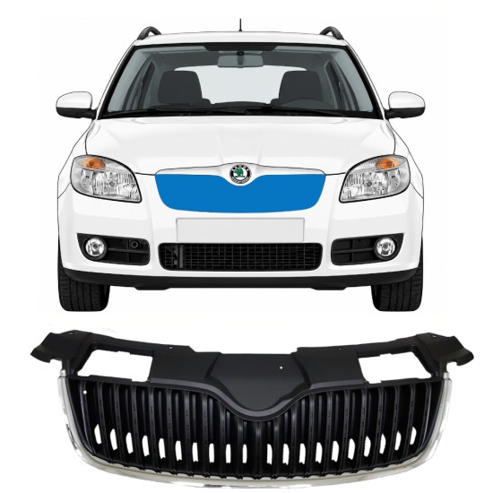 Grill til Skoda Fabia II 2007-2010 7523
