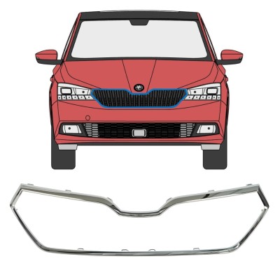 Grillramme til Skoda Fabia 2018-2021 16215