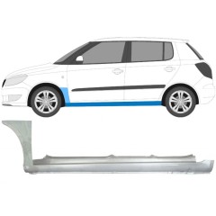 Dørpanel + reparationsplade til forskærm til Skoda Fabia II 2007-2015 / Venstre / Sæt 11171