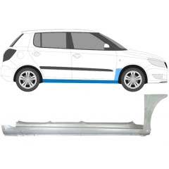 Dørpanel + reparationsplade til forskærm til Skoda Fabia II 2007-2015 / Højre / Sæt 11170