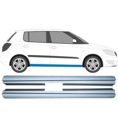Dørpanel reparationsplade til Skoda Fabia II 2007-2015 / Venstre+Højre / Sæt 10615
