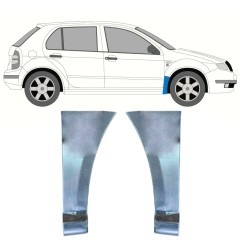 Skærmkant reparationsplade til Skoda Fabia I 1999-2007 / Venstre+Højre / Sæt 10595