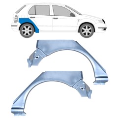 Bagskærm reparationspanel til Skoda Fabia I 1999-2007 / Venstre+Højre / Sæt 10444