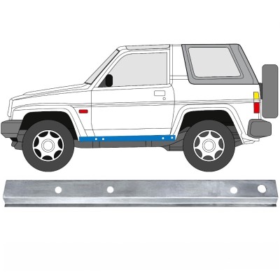 Dørpanel reparationsplade indvendig til Daihatsu Feroza Rocky Fourtrak 1984-1993 / Venstre 17011