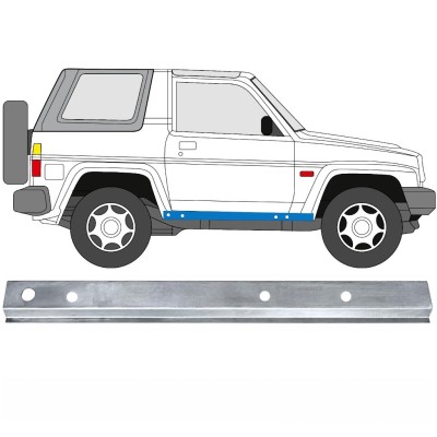 Dørpanel reparationsplade indvendig til Daihatsu Feroza Rocky Fourtrak 1984-1993 / Højre 17010