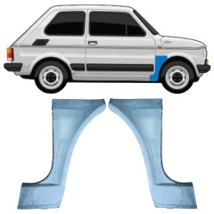 Skærmkant reparationsplade til Fiat 126p 1972-2000 / Venstre+Højre / Sæt 11219