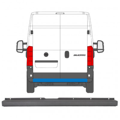 FIAT DUCATO 2006-2018 BAG KØFFER CENTRAL